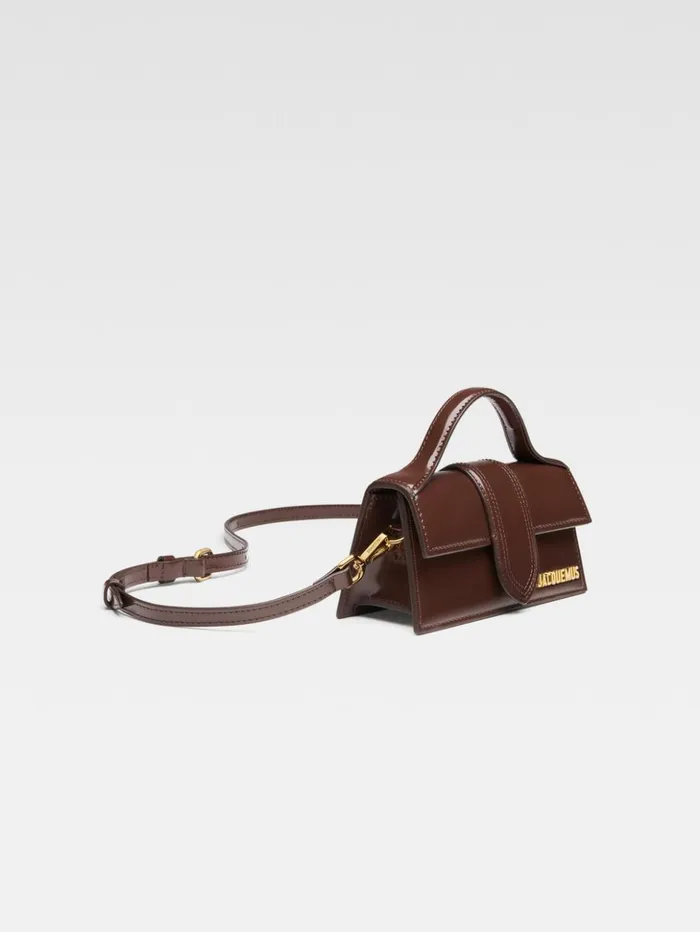 Women Crossbody and Handbags JACQUEMUS The Bambino Midnight Brown Women Crossbody and Handbags JACQUEMUS The Bambino Midnight Brown
