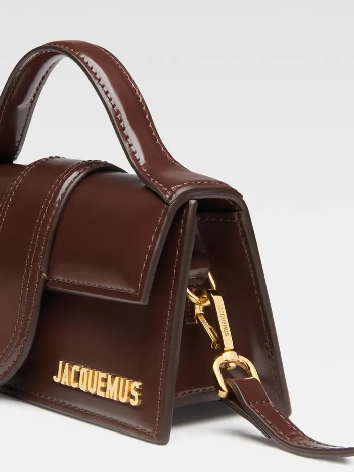 Women Crossbody and Handbags JACQUEMUS The Bambino Midnight Brown Women Crossbody and Handbags JACQUEMUS The Bambino Midnight Brown