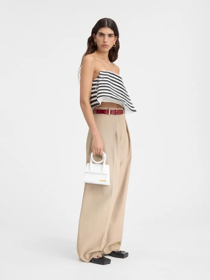 Women Crossbody and Handbags JACQUEMUS The Knot Chiquito White