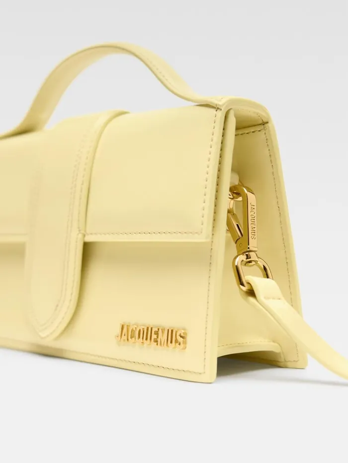 Women Crossbody and Handbags JACQUEMUS The Large Bambino Pale Yellow