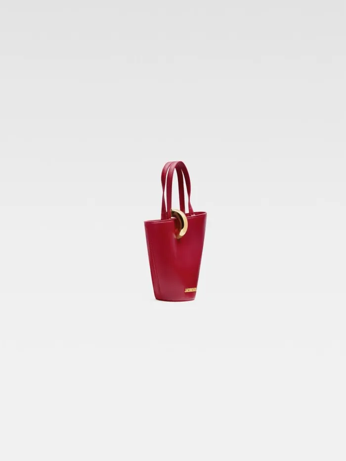 Women Crossbody and Handbags JACQUEMUS The Small Bambola Dark Red Women Crossbody and Handbags JACQUEMUS The Small Bambola Dark Red