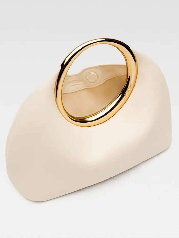 Women Crossbody and Handbags JACQUEMUS The Small Calino Light Ivory
