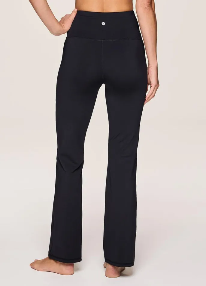 Women Crossover Ultra Hold Flare Legging Black RBX Active Pants