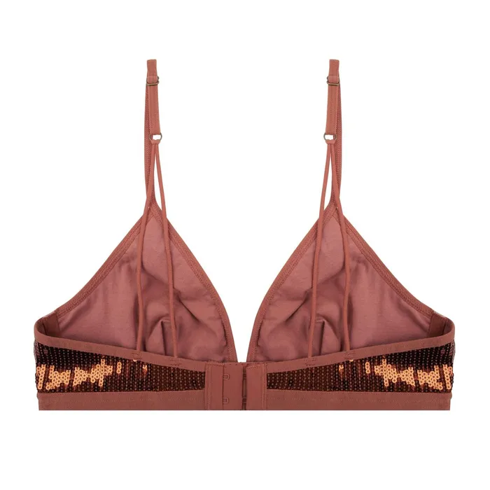 Women Cup A To D Love Stories Nightrider Bralette Brown