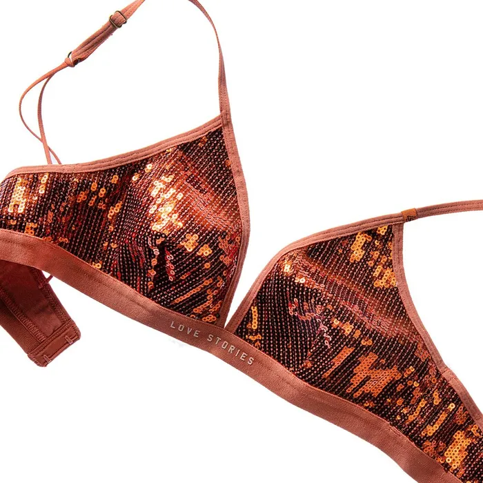 Women Cup A To D Love Stories Nightrider Bralette Brown