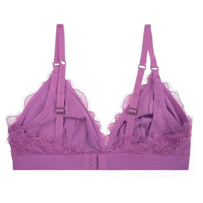 Women Cup E To F Love Stories Mommy Darling Bralette Purple