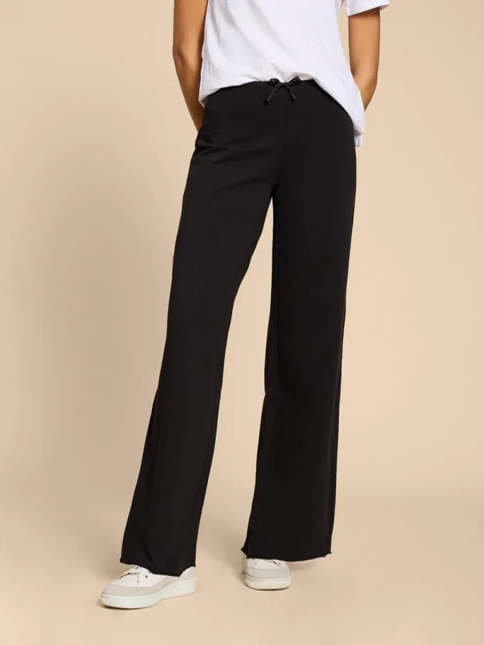 Women Dolce Organic Pant Pure Black White Stuff Trousers