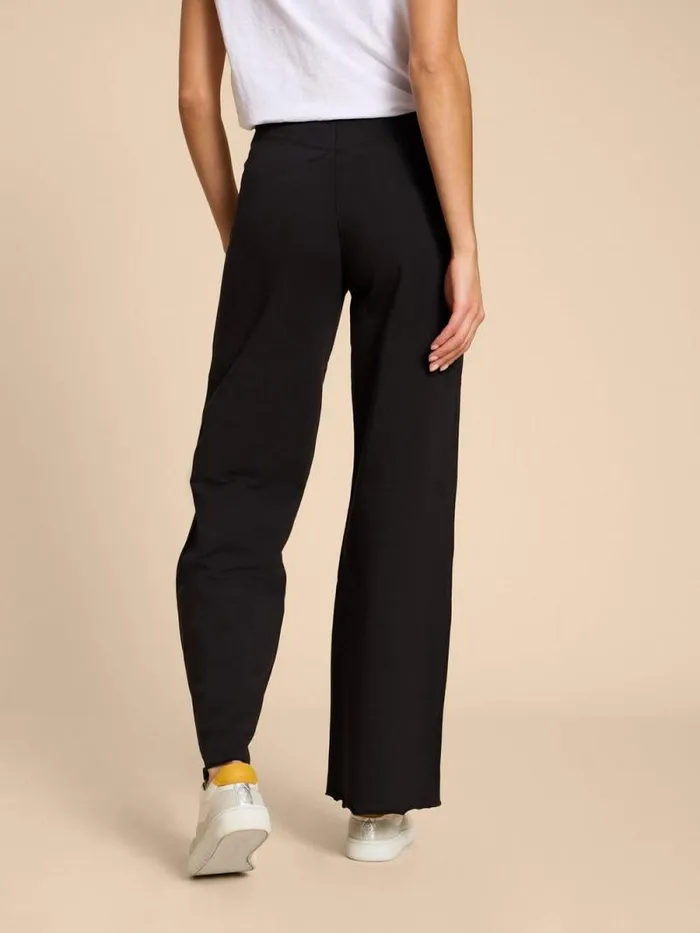 Women Dolce Organic Pant Pure Black White Stuff Trousers