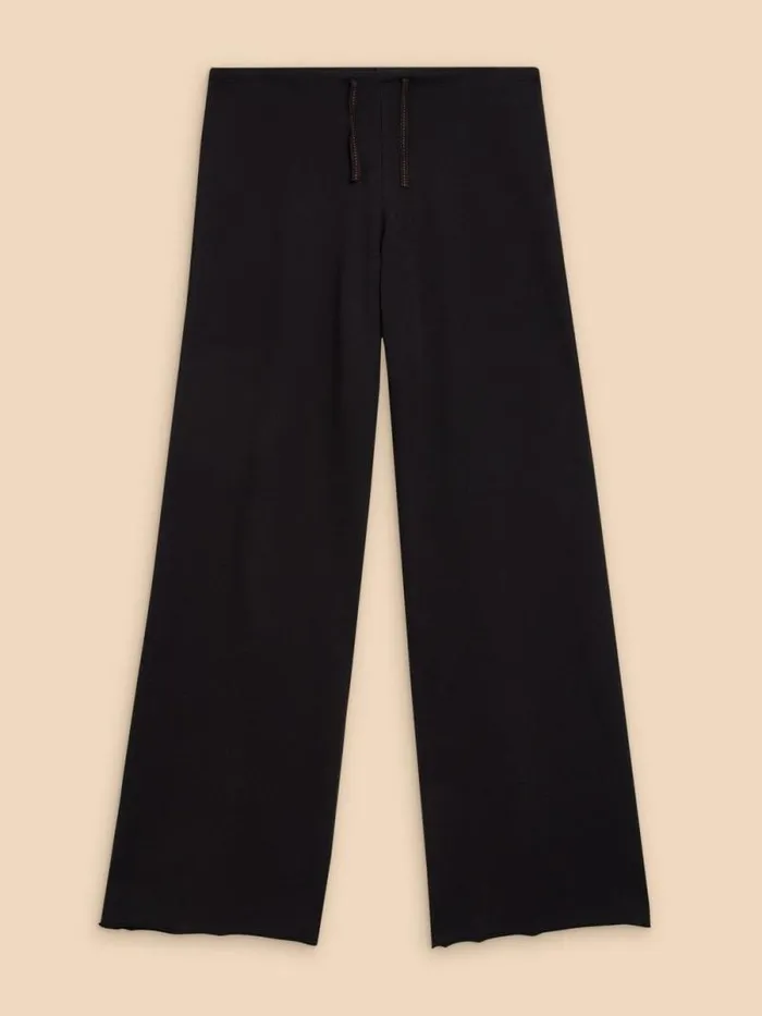 Women Dolce Organic Pant Pure Black White Stuff Trousers