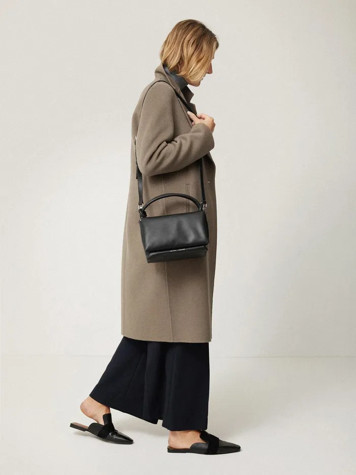 Women Double Faced Tailored Coat Mole Jigsaw Coats and Jackets