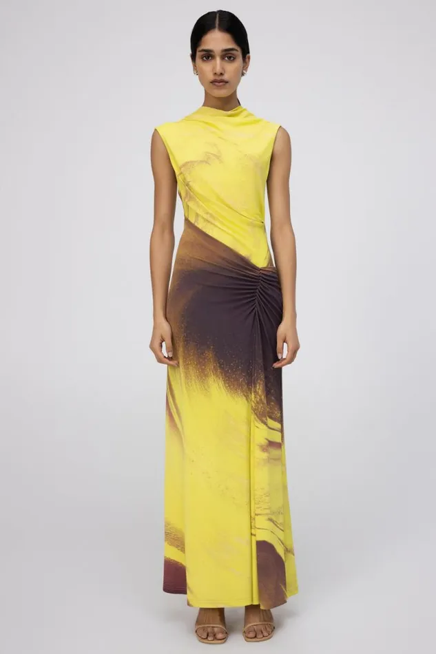 Women Dresses and Jumpsuits Jonathan Simkhai Acacia Dress Green Midi Dress