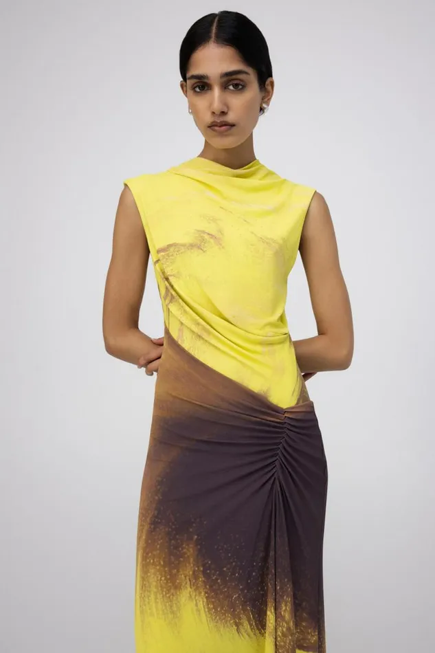 Women Dresses and Jumpsuits Jonathan Simkhai Acacia Dress Green Midi Dress