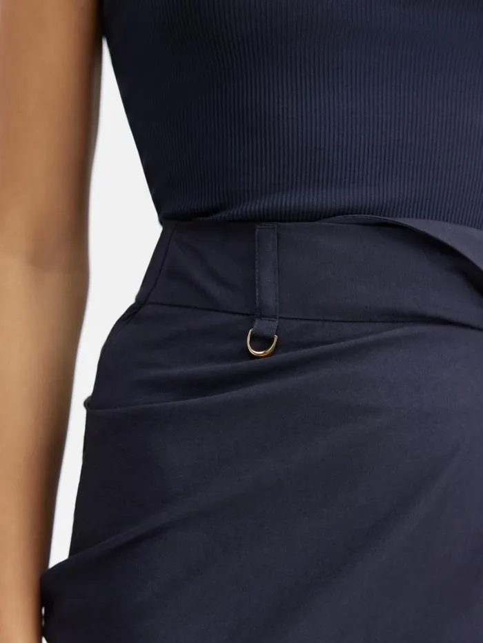 Women Dresses and Skirts JACQUEMUS The Saudade Mini Skirt Dark Navy Women Dresses and Skirts JACQUEMUS The Saudade Mini Skirt Dark Navy