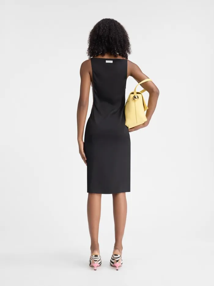 Women Dresses and Skirts JACQUEMUS The Spoglio Dress Black Women Dresses and Skirts JACQUEMUS The Spoglio Dress Black