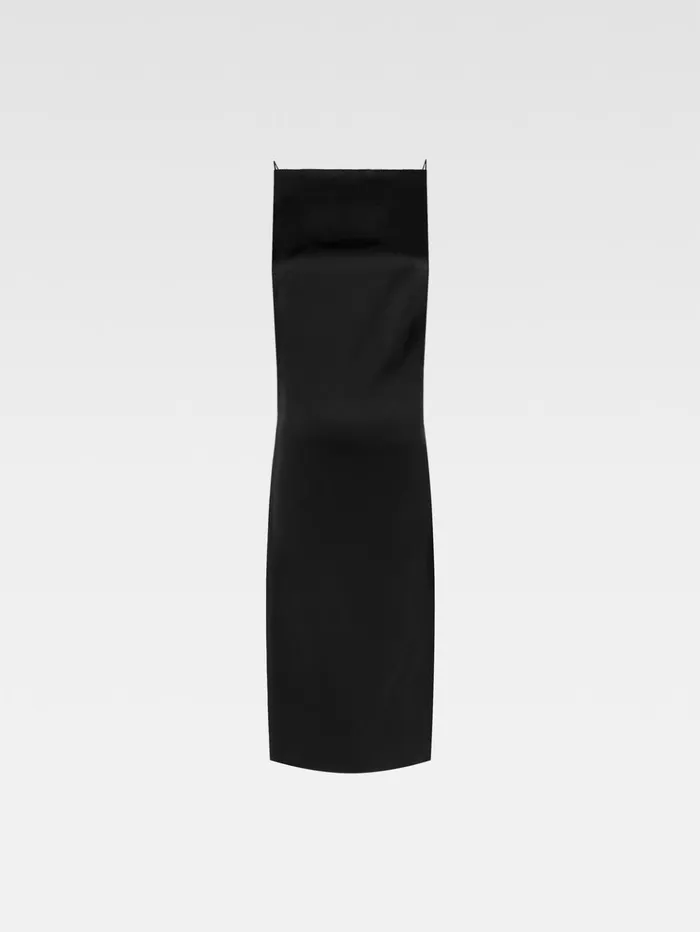 Women Dresses and Skirts JACQUEMUS The Spoglio Dress Black Women Dresses and Skirts JACQUEMUS The Spoglio Dress Black