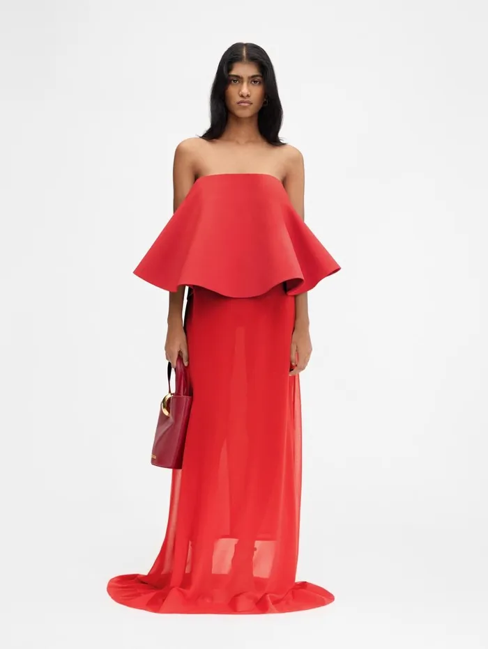 Women Dresses and Skirts JACQUEMUS The Vela Dress Red