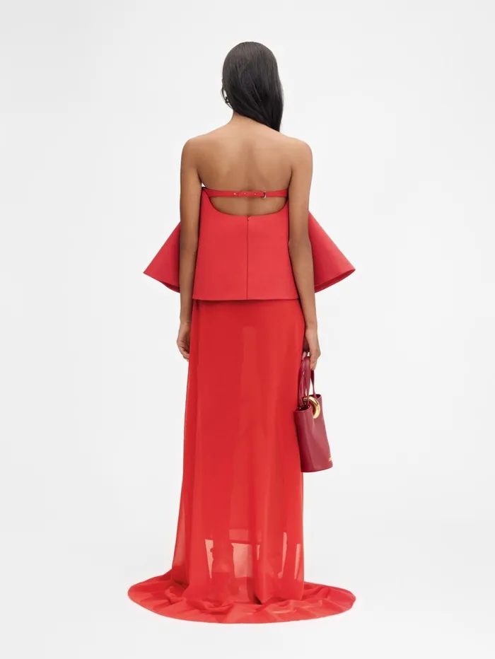 Women Dresses and Skirts JACQUEMUS The Vela Dress Red