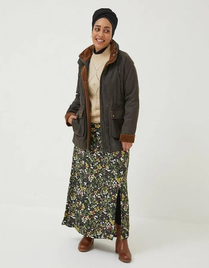 Women FatFace Coats and Jackets Sussex Jacket Chocolate