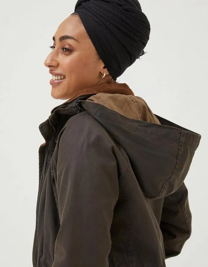 Women FatFace Coats and Jackets Sussex Jacket Chocolate