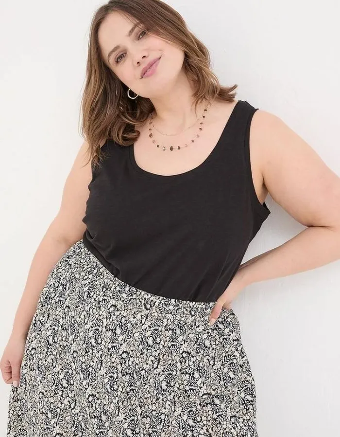 Women FatFace Tops and TShirts Kirsty Vest Black