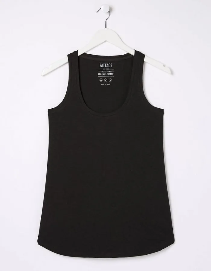 Women FatFace Tops and TShirts Kirsty Vest Black