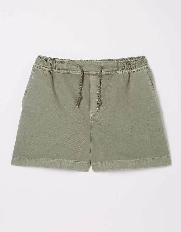 Women FatFace Vacation Shop Ashby Pull On Denim Shorts Green