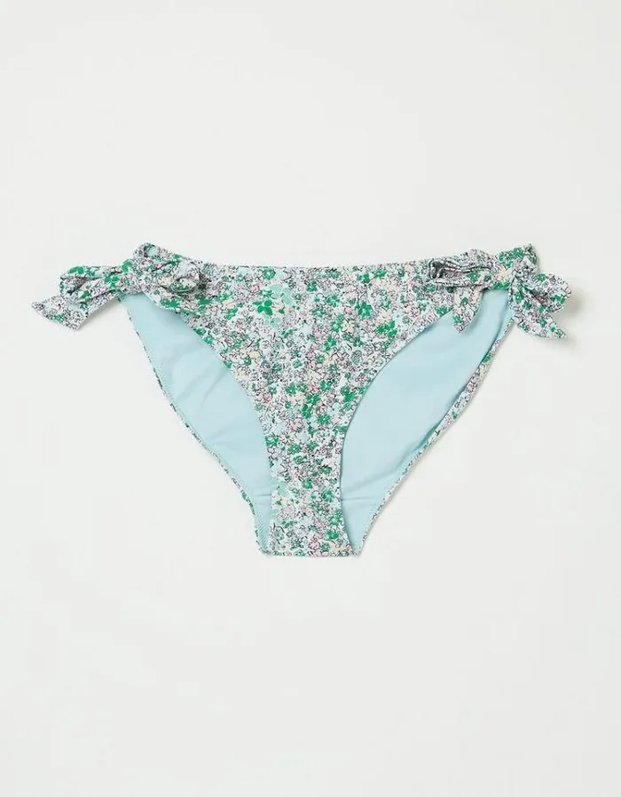 Women FatFace Women039s Sale Daisy Field Bikini Bottoms Ocean Teal