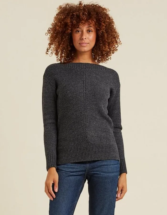 Women FatFace Women039s Sale Hayley Jumper Charcoal