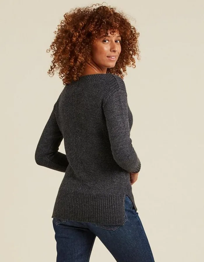 Women FatFace Women039s Sale Hayley Jumper Charcoal