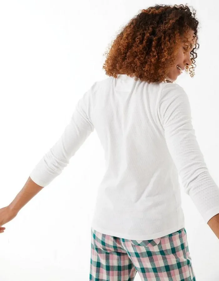 Women FatFace Women039s Sale Iris Pointelle Top Ivory