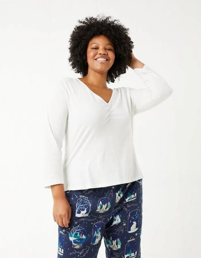 Women FatFace Women039s Sale Iris Pointelle Top Ivory