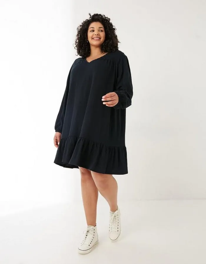 Women FatFace Women039s Sale Stroud Jersey Dress Black