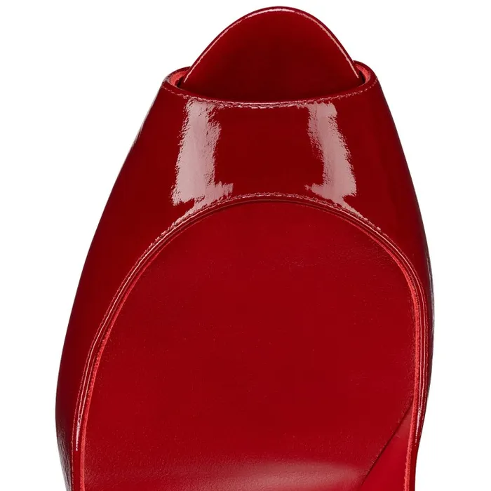 Women Fetish Peep 150 Mm Pumps 8211 Vog Patent Leather 8211 Loubi Christian Louboutin Pumps