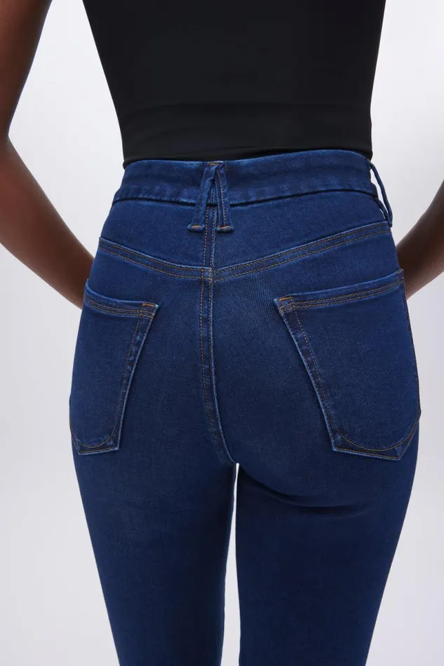 Women GOOD AMERICAN Jeans ALWAYS FITS GOOD WAIST SKINNYJEANS Blue821