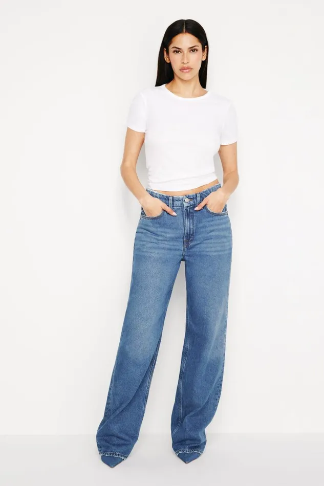 Women GOOD AMERICAN Jeans GOOD 90s RELAXEDJEANS Blue541