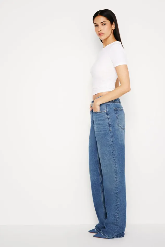 Women GOOD AMERICAN Jeans GOOD 90s RELAXEDJEANS Blue541