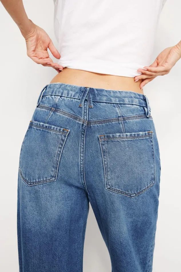 Women GOOD AMERICAN Jeans GOOD 90s RELAXEDJEANS Blue541