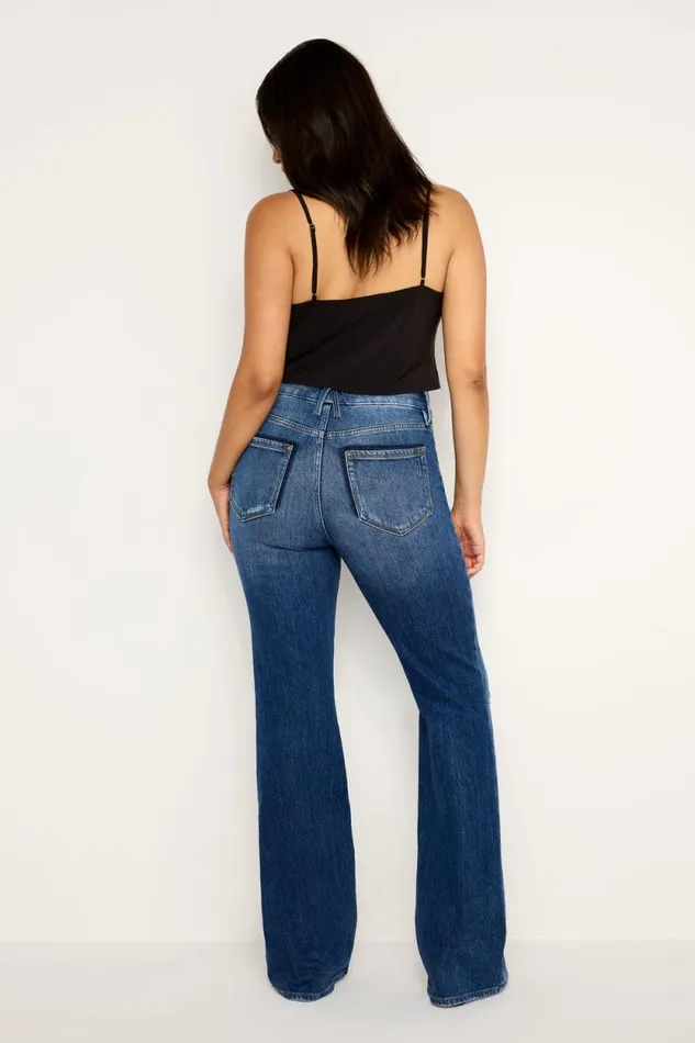 Women GOOD AMERICAN Jeans GOOD CLASSIC SLIM BOOTCUTJEANS Indigo704