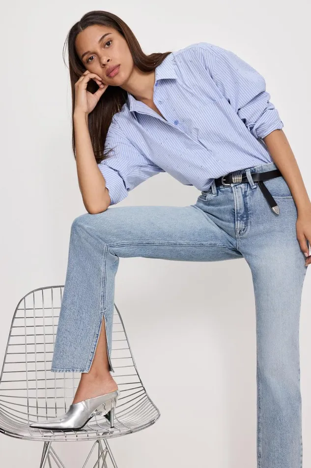 Women GOOD AMERICAN Jeans GOOD ICON STRAIGHTJEANS Indigo750