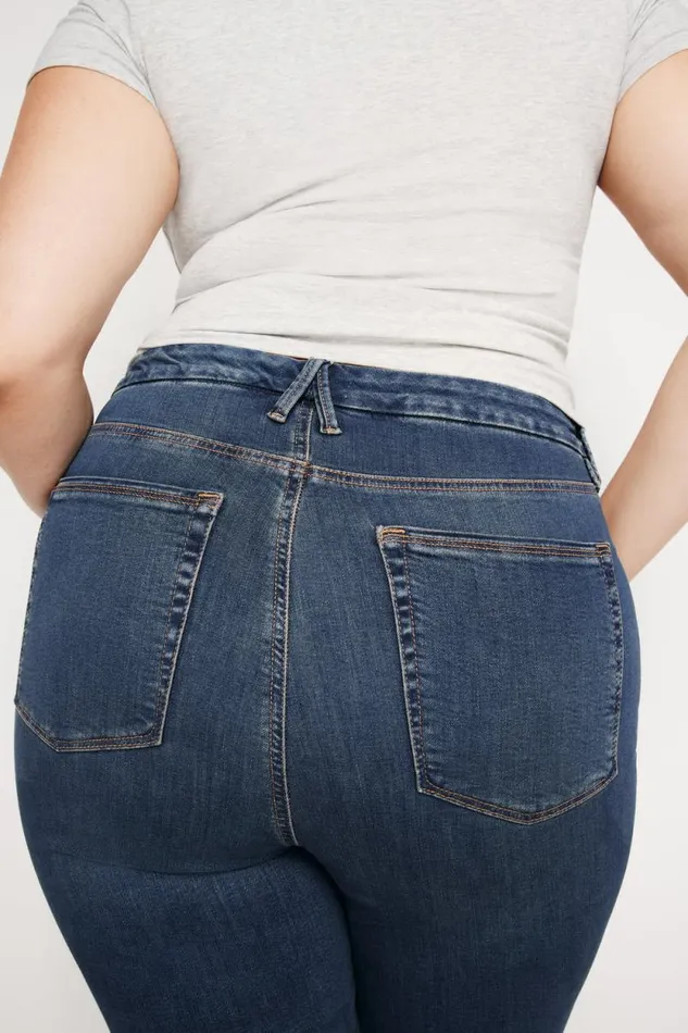 Women GOOD AMERICAN Jeans GOOD LEGSFLARE Blue004