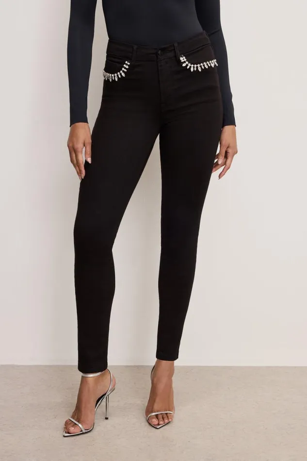 Women GOOD AMERICAN Jeans GOOD LEGS SKINNY DIAMONDJEANS Black001 Women GOOD AMERICAN Jeans GOOD LEGS SKINNY DIAMONDJEANS Black001