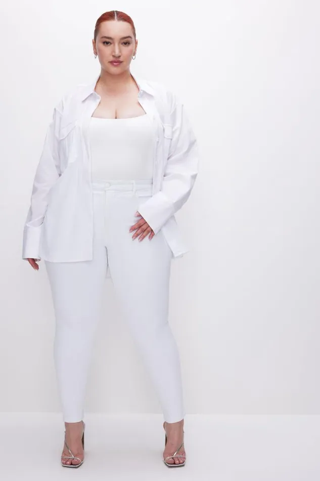 Women GOOD AMERICAN Jeans GOOD LEGS SKINNY LIGHT COMPRESSIONJEANS White001