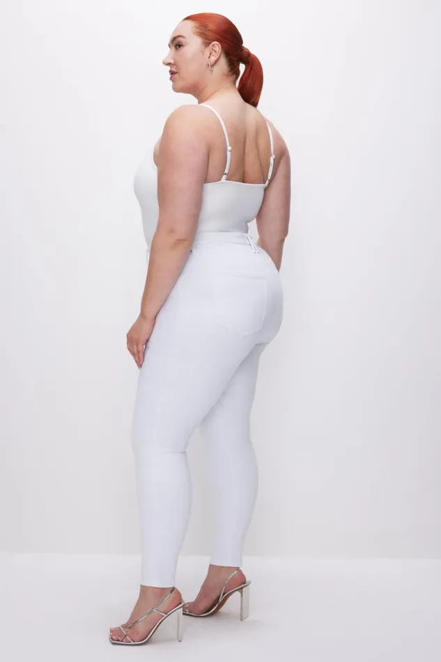 Women GOOD AMERICAN Jeans GOOD LEGS SKINNY LIGHT COMPRESSIONJEANS White001