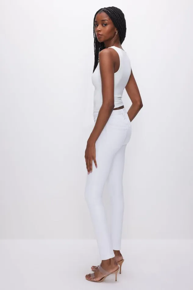 Women GOOD AMERICAN Jeans GOOD LEGS SKINNY LIGHT COMPRESSIONJEANS White001