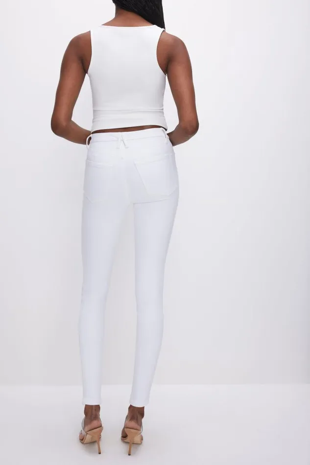 Women GOOD AMERICAN Jeans GOOD LEGS SKINNY LIGHT COMPRESSIONJEANS White001