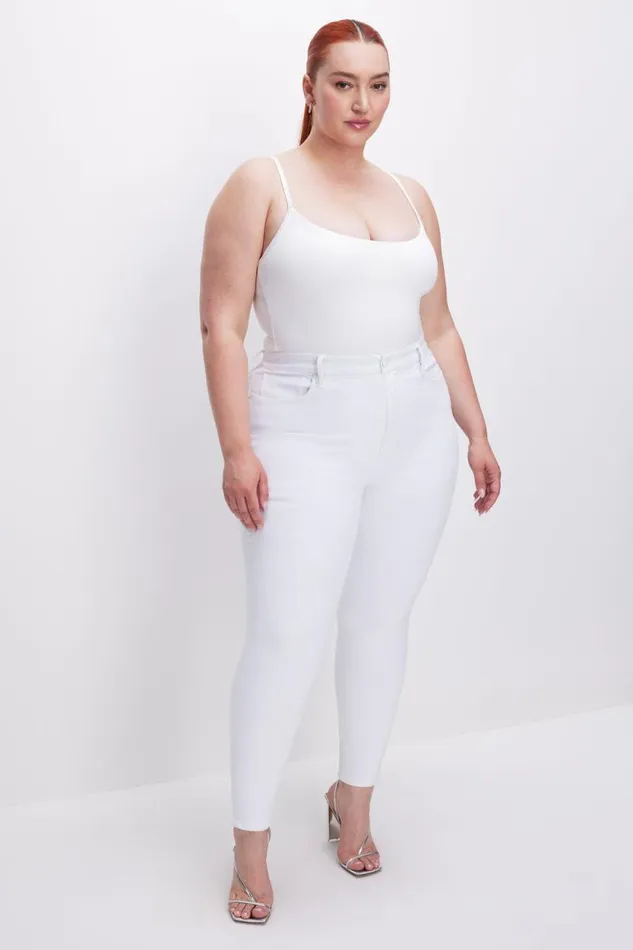 Women GOOD AMERICAN Jeans GOOD LEGS SKINNY LIGHT COMPRESSIONJEANS White001
