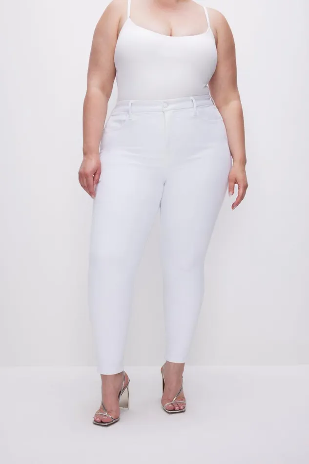 Women GOOD AMERICAN Jeans GOOD LEGS SKINNY LIGHT COMPRESSIONJEANS White001