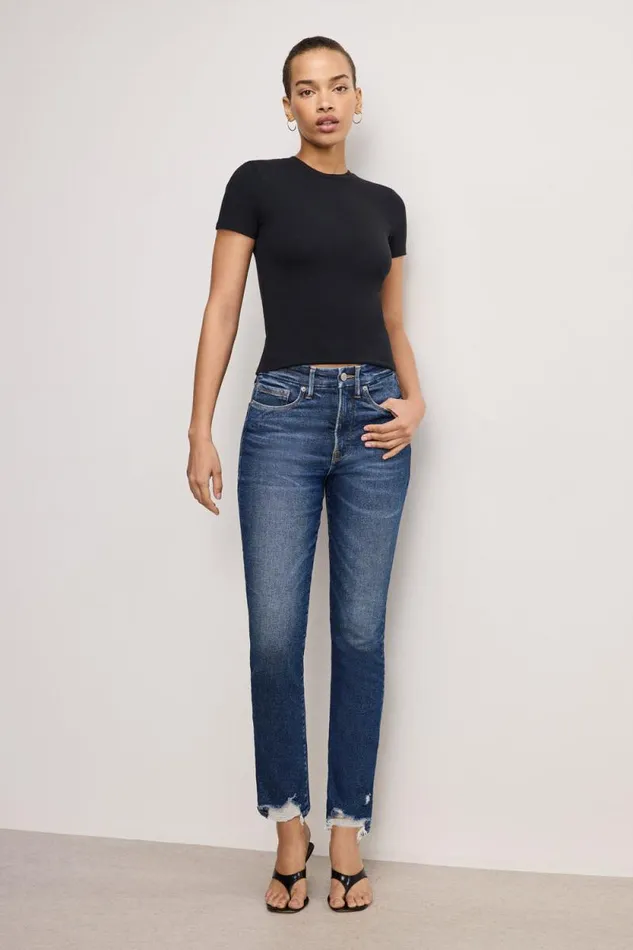 Women GOOD AMERICAN Jeans GOOD LEGS STRAIGHTJEANS Indigo765