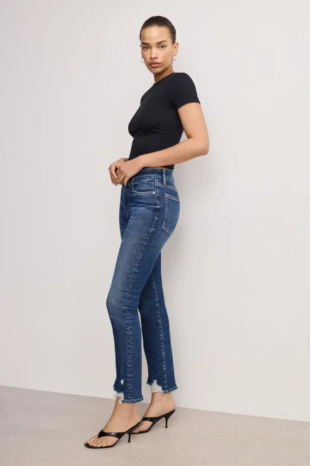 Women GOOD AMERICAN Jeans GOOD LEGS STRAIGHTJEANS Indigo765