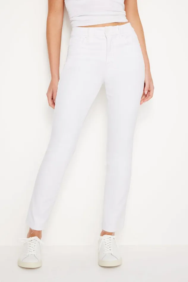 Women GOOD AMERICAN Jeans GOOD LEGS STRAIGHTJEANS White037